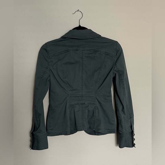 White House Black Market Slate Utility Jacket - Picture 5 of 16